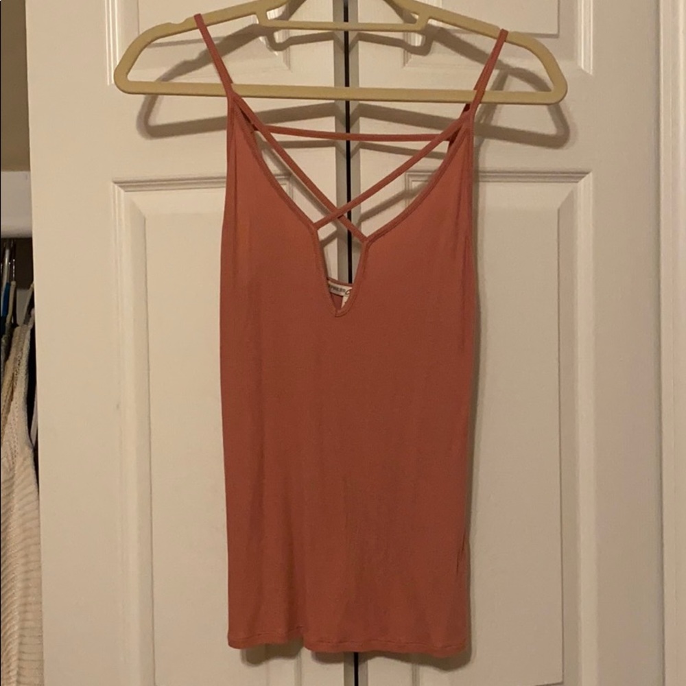 low cut tank top